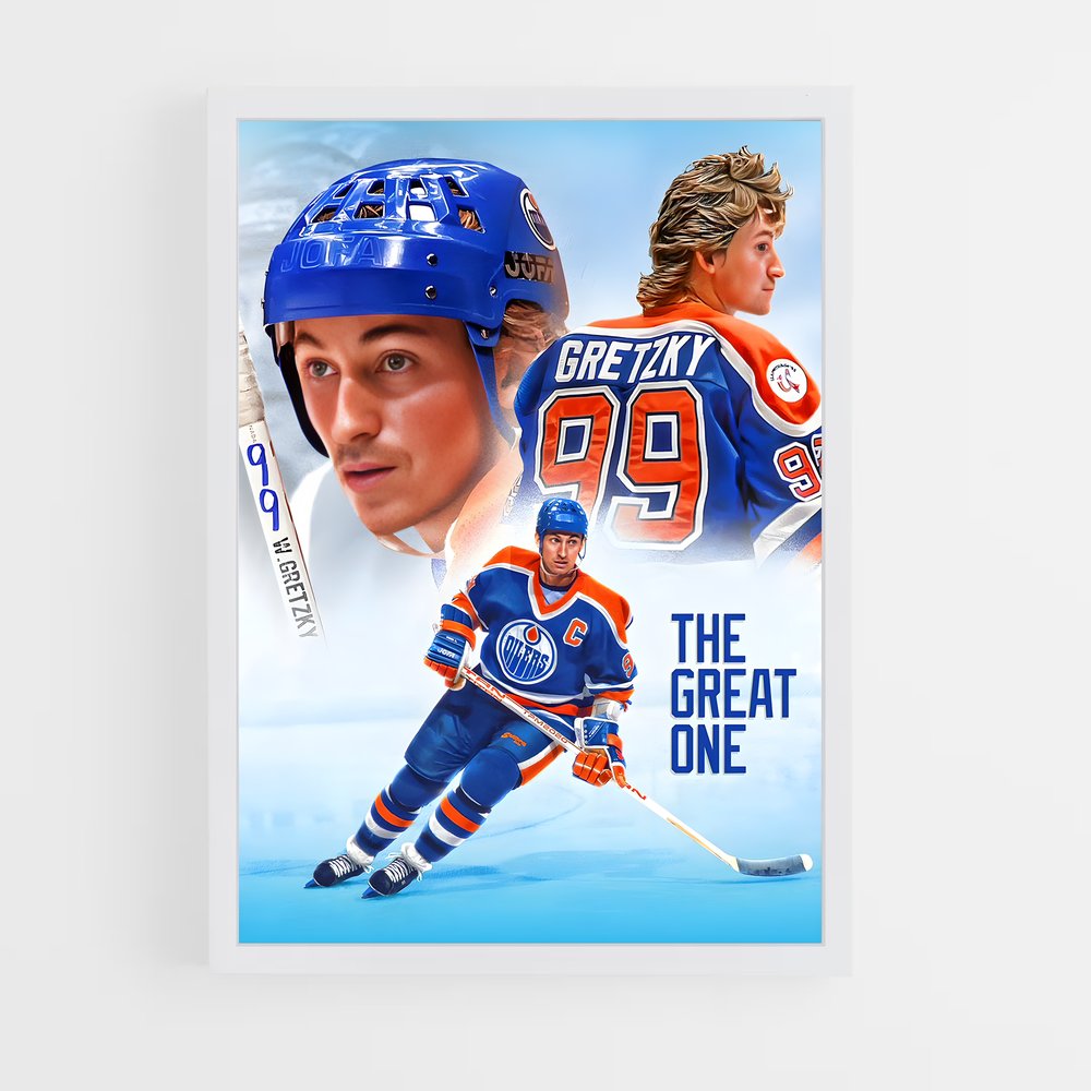 Poster Wayne gretzky arénas – affiche Hockey sur glace (vue 3)